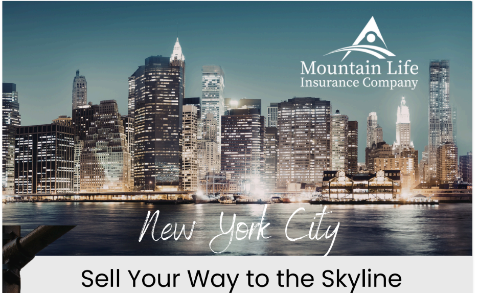 New York City skyline at dusk — Sell Your Way to the Skyline